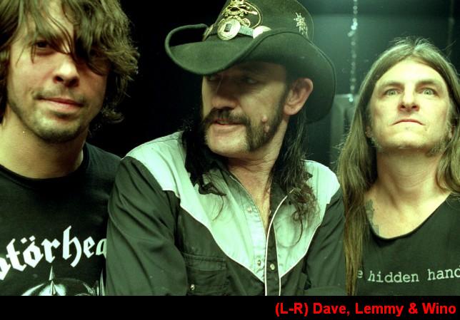 Probot - (L-R) Dave, Lemmy & Wino